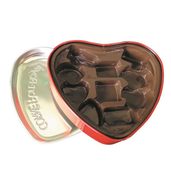心形巧克力礼品包装铁盒